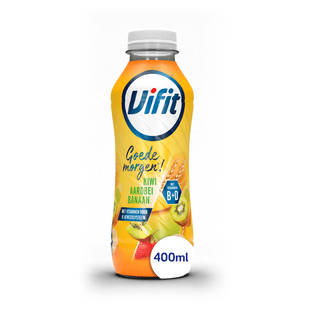 Vifit Goedemorgen drink kiwi aardbei banaan