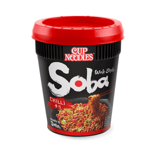 Nissin Soba cup Chili noodles