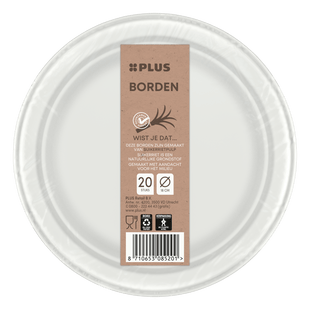 Teller ca. 18 cm Bagasse