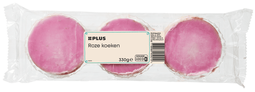 Roze koeken