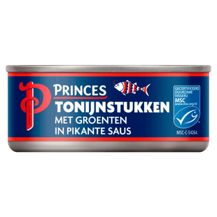 Princes Tonijnstukken met groenten MSC
