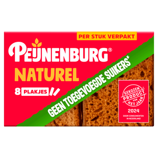 Peijnenburg Naturel zonder toegev. suiker portie Dutchshopper