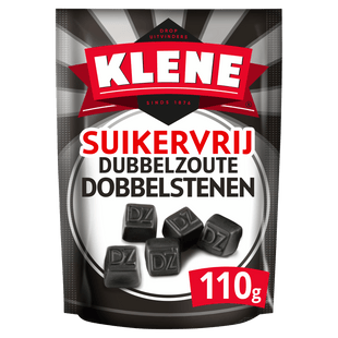 Klene Suikervrij Dubbelzoute dobbelstenen