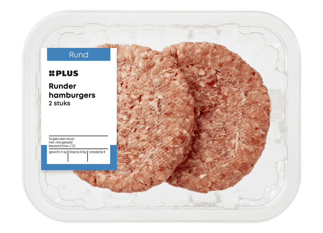Runder hamburgers 2st