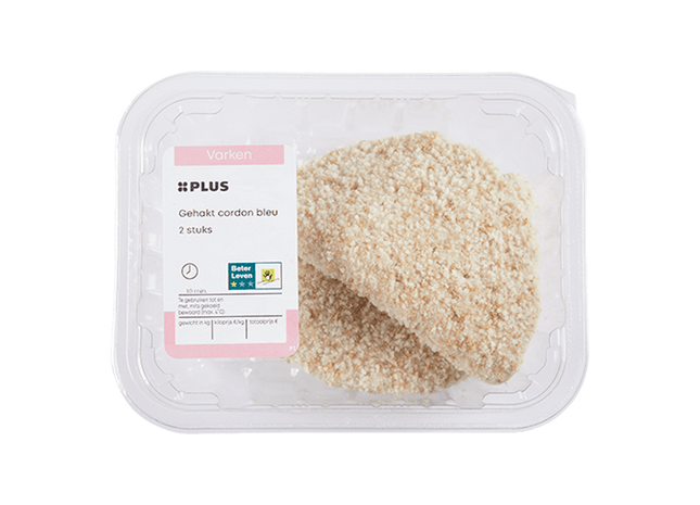 Gehakt cordon bleu 2 stuks