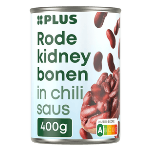 Rode kidneybonen in chilisaus