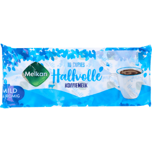Melkan Koffiemelkcups halfvol