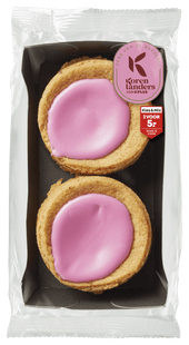 Neutrale butterrosa Fondantstifte