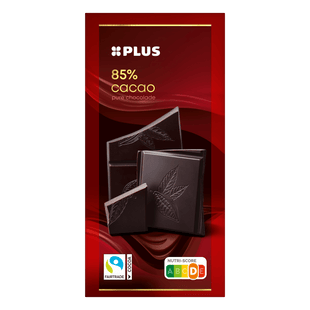 Chocoladereep 85% puur Fairtrade