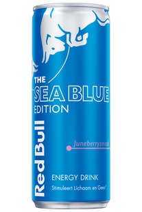 Red Bull Energy drink sea blue edition