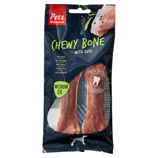 Pets Unlimited Kauknochen Ente mittelgroß