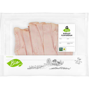 Biologisch Kipfilet flinterdun
