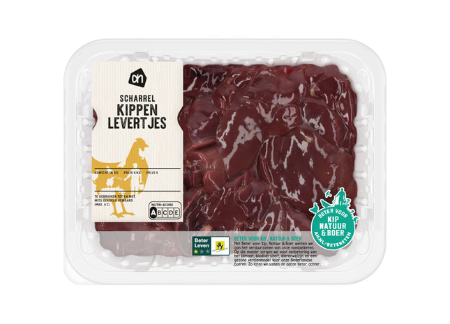 Scharrel kippenlevertjes