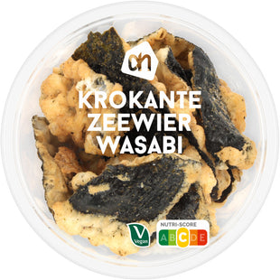 Krokante zeewier wasabi