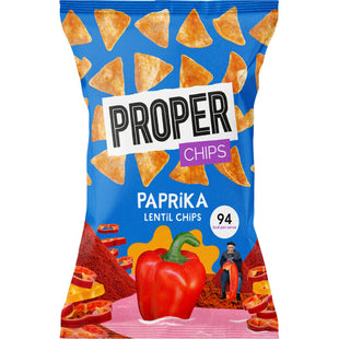 Proper Paprika lentil chips