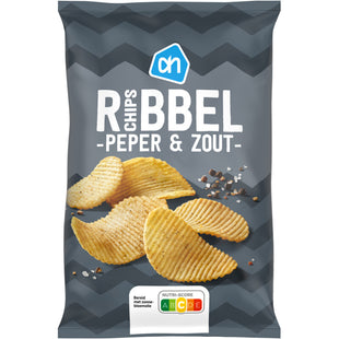 Ribbelchips peper & zout