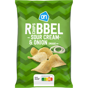 Ribbelchips sour cream & onion