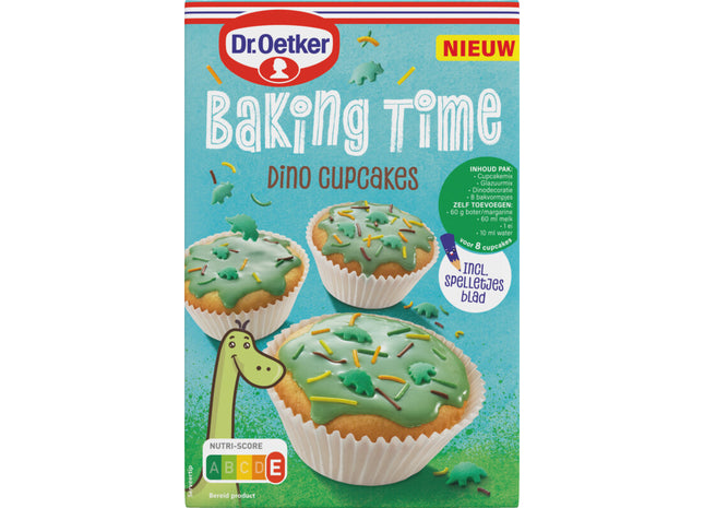 Dr. Oetker Baking time dino cupcakes