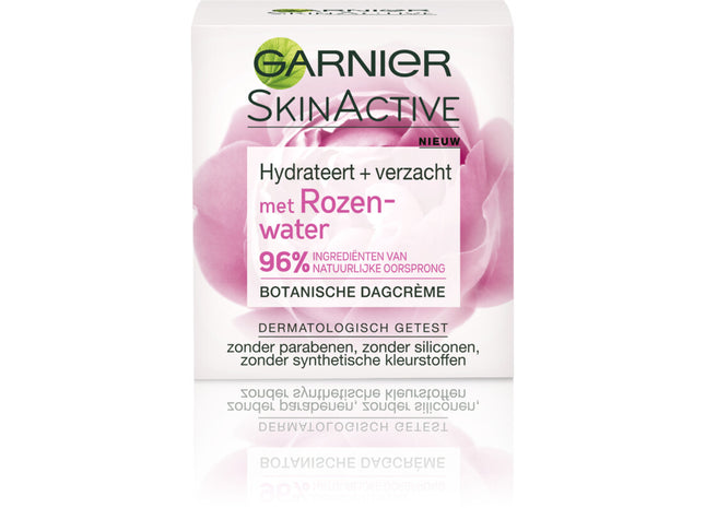 Garnier Skinactive Tagescreme mit botanischem Rosenwasser