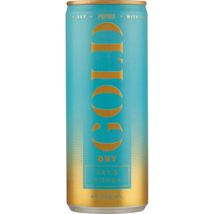 Gold Dry Sky & vodka