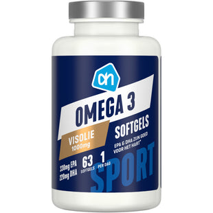 Omega 3 visolie softgels 1000mg