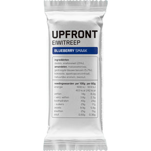 Upfront Eiwitreep blueberry smaak