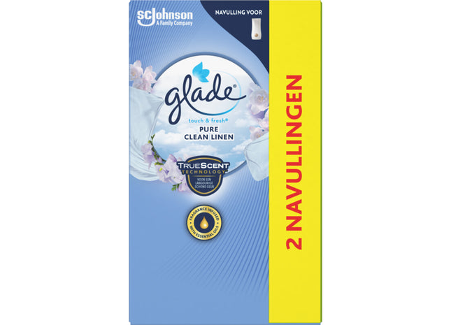 Glade Touch & fresh pure clean linen navulling