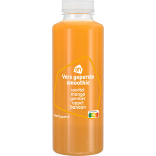 Verse smoothie wortel mango gember