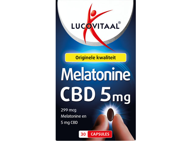 Lucovitaal Melatonine CBD 5mg capsules
