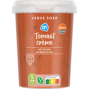 Verse soep tomaat crème