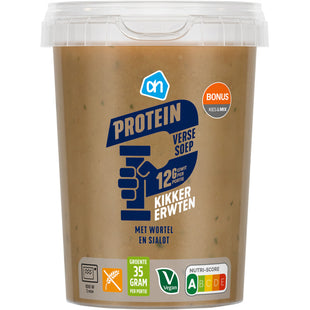 Verse soep protein kikkererwt
