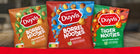 Duyvis: Voor als er een fuif is. Waar je ook bent! Een assortiment van Duyvis snacks zoals borrelnoten, pinda's en dipsauzen, perfect voor elk feestelijk moment.