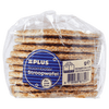 Verpakking van PLUS Roomboter Stroopwafel, een populaire Nederlandse lekkernij, perfect voor zoete snacks en traktaties.