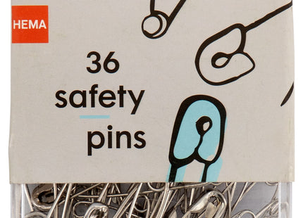 safety pins - 36 pcs