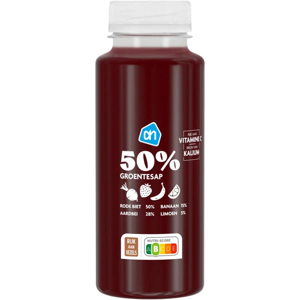 50% Groentesap rode biet aardbei banaan