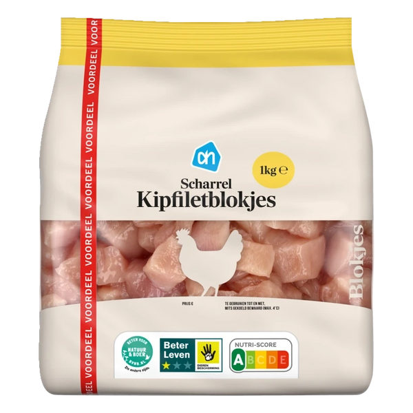 Scharrel kipfilet blokjes voordeel