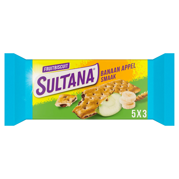 Sultana Fruit Biscuit 30% banana-apple