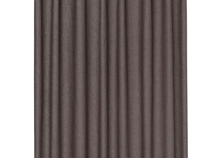 ready made curtain with pleated band anthracite