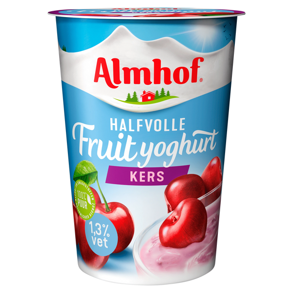 Almhof Semi-Skimmed Cherry Fruit Yogurt