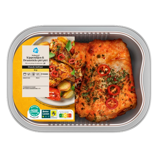 Ovenschotel kippendij drumstick piripiri