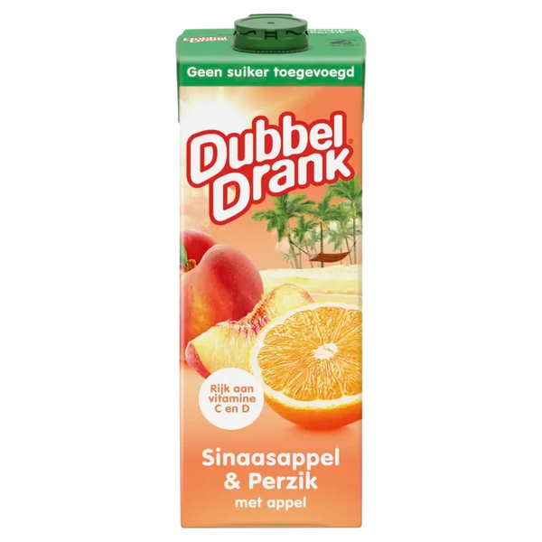 DubbelDrank Sinaasappel & perzik