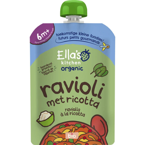 Ella's kitchen Ravioli met ricotta 6m+