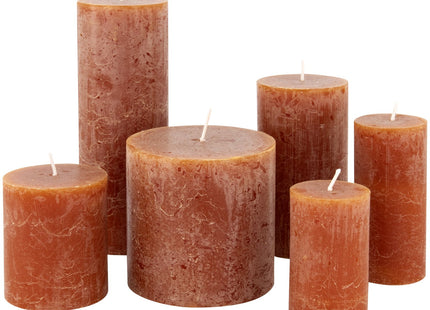 rustic candle light brown