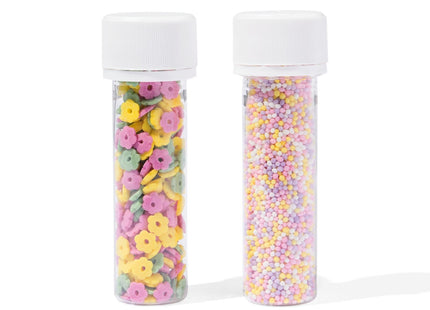 decorating fun edible sprinkles flower mix