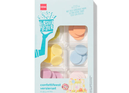 decorating fun edible decorating set - confetti party