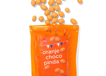 oranje chocolade pindas 240gram