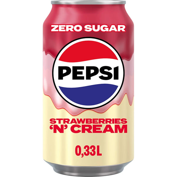 Pepsi Strawberry & Cream Zero Sugar