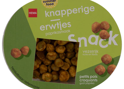 knapperige erwtjes snack met paprika 80g