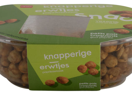 knapperige erwtjes snack met paprika 80g