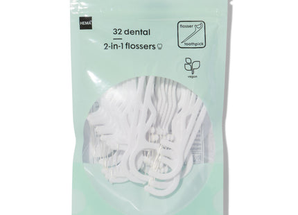 flossers 2-in1 - 32 pcs